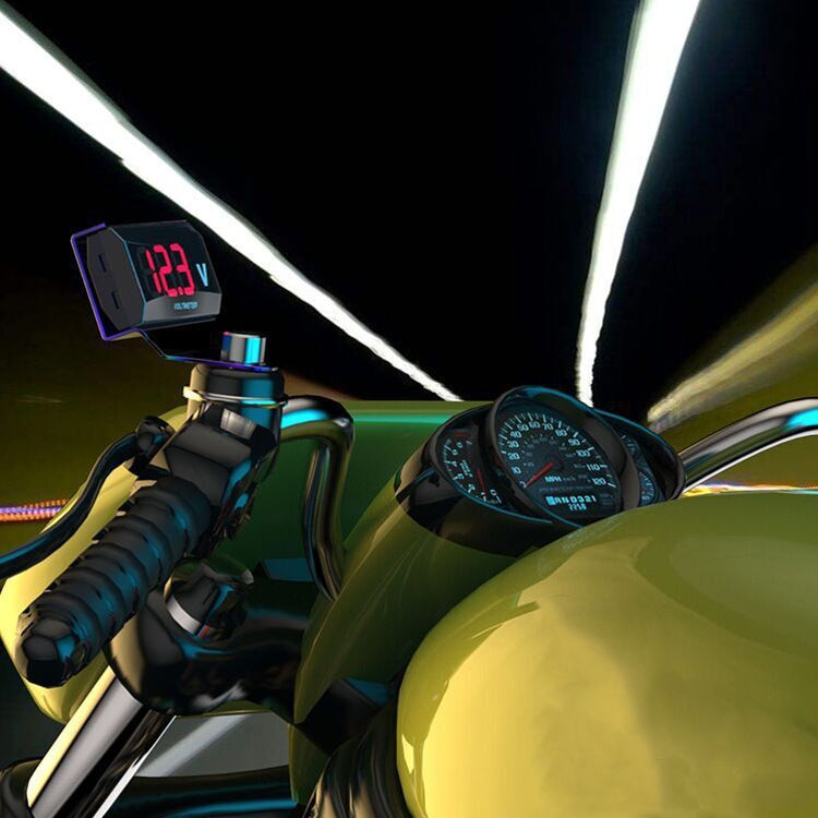 Voltmetro digitale per moto 8-150V con display LED