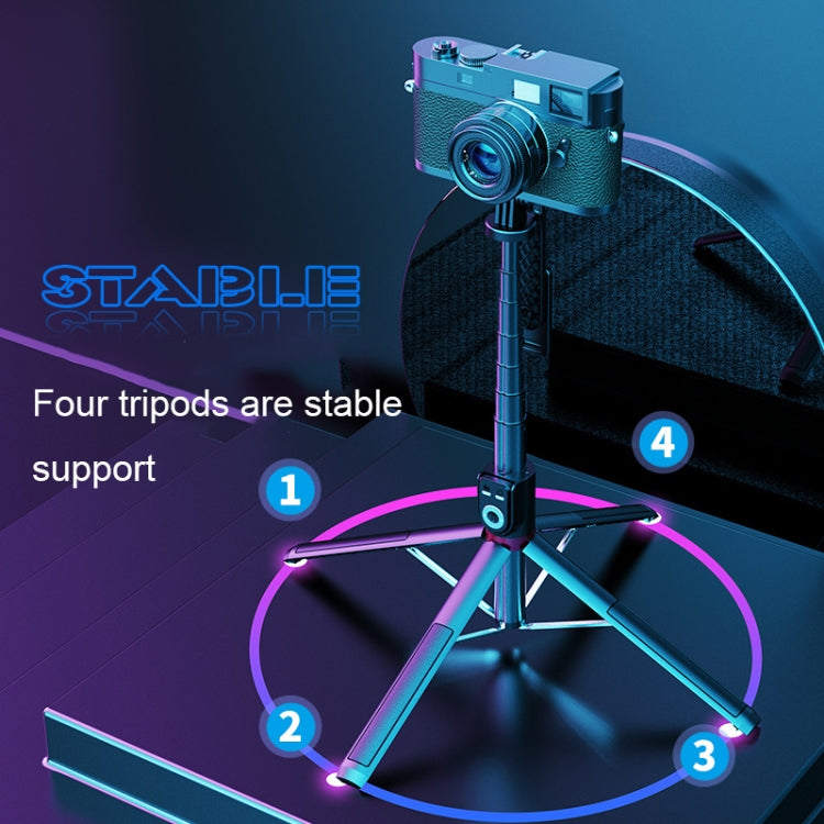 Supporto selfie Bluetooth pieghevole e girevole 360°