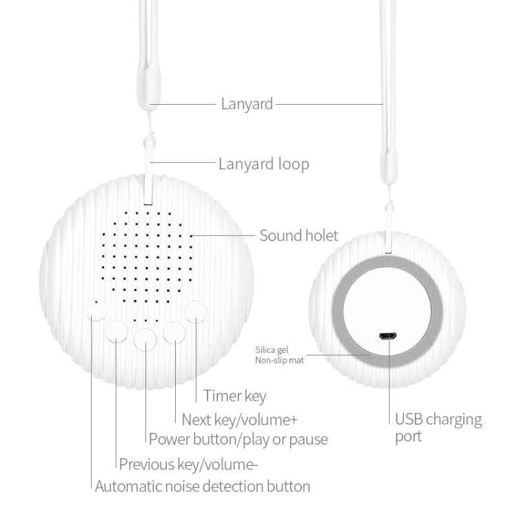Musica rilassante per bambini Strumento per dormire con rumore bianco Bambino che piange Strumento per dormire con rilevamento automatico, Q3