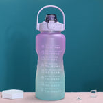 Bicchiere per acqua sportiva di grande capacità Borraccia per acqua portatile a prova di caduta all'aperto, 1.5L, 2L