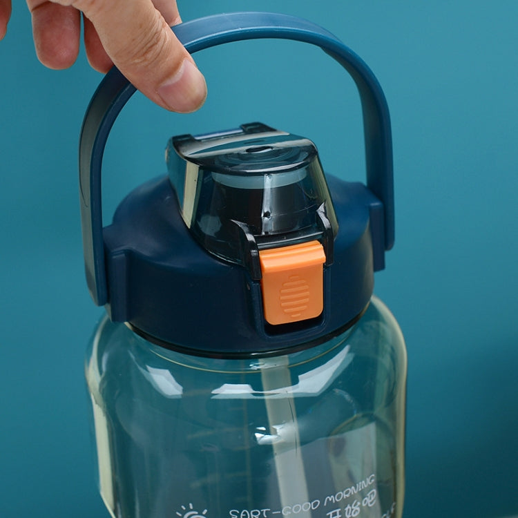 Bicchiere per acqua sportiva di grande capacità Borraccia per acqua portatile a prova di caduta all'aperto, 1.5L, 2L