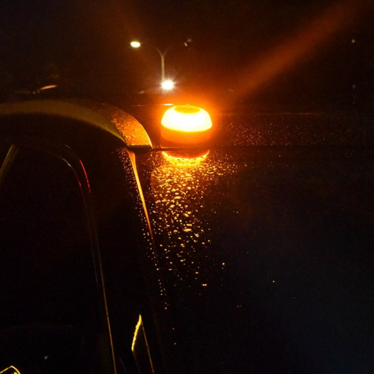 V16 Car LED Spia luminosa di emergenza bianca Forte luce lampeggiante a induzione magnetica
