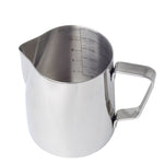 Utensili da caffè per tazza di schiuma di latte in acciaio inossidabile con tazza a fiore, 350ml, 600ml