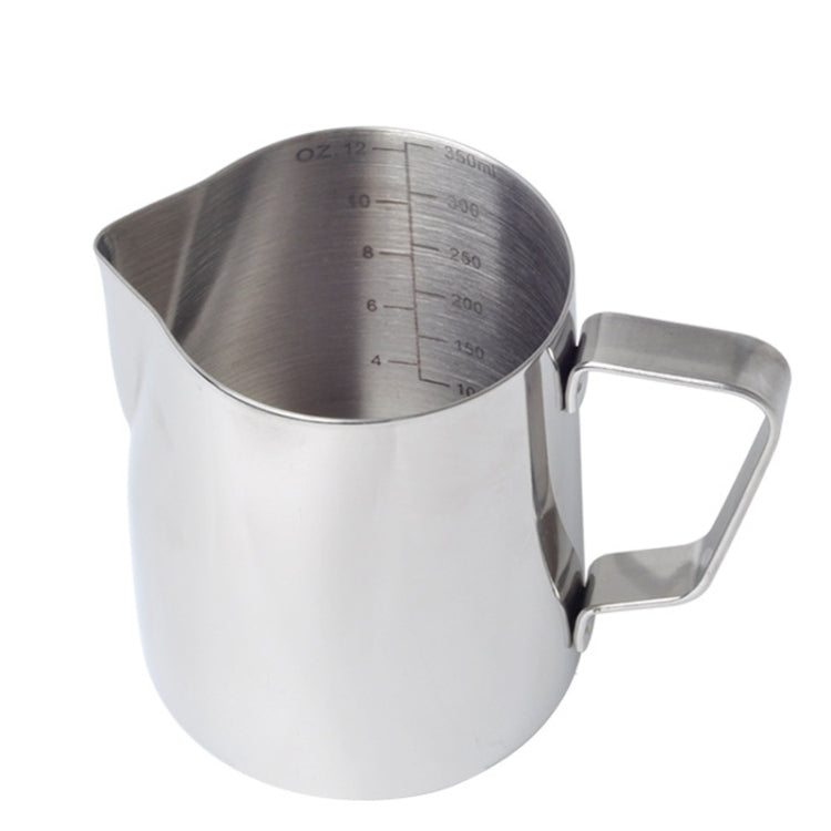 Utensili da caffè per tazza di schiuma di latte in acciaio inossidabile con tazza a fiore, 350ml, 600ml