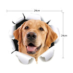 4 PCS Simulazione 3D Adesivi per auto di personalità animale Adesivi per auto in vetro Graffi per auto Adesivi decorativi per occlusione, Dog Head 2, Cat Style 1, Cat Style 2, Cat Style 4, Cat Style 5, Cat Style 6