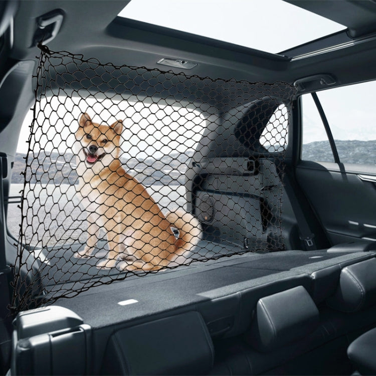 Rete di isolamento per animali domestici per auto Sedile posteriore per auto Barriera di sicurezza per cani, Size: 120x70cm
