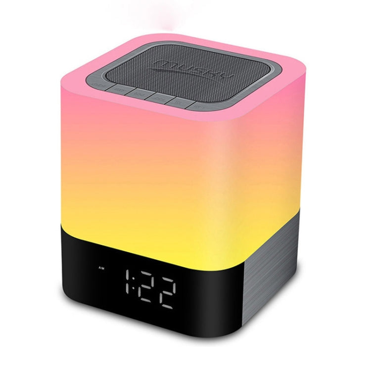 Altoparlante Bluetooth con Sveglia e Lampada da Comodino