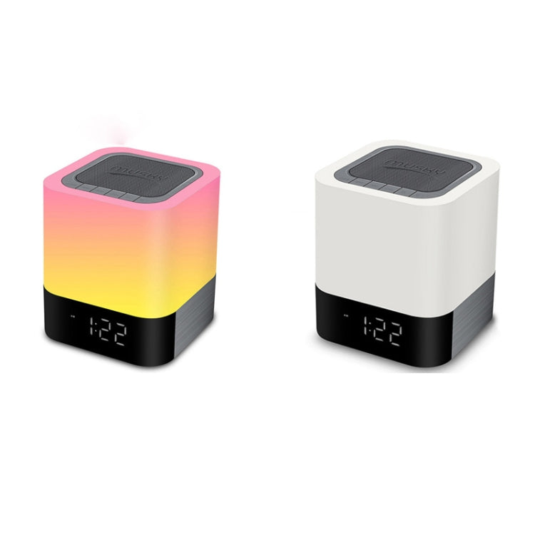 Altoparlante Bluetooth con Sveglia e Lampada da Comodino