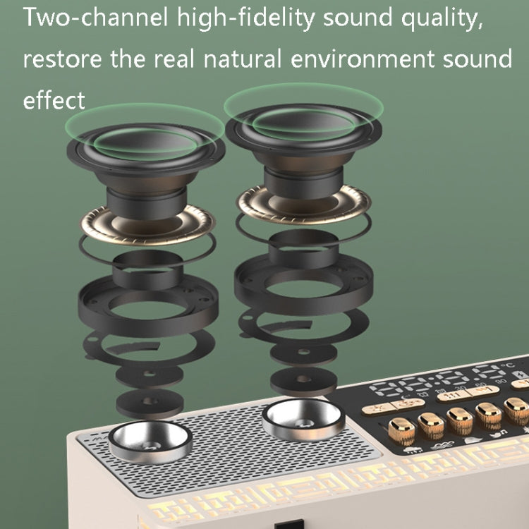 Manovo V1 Desktop White Noise Sleep Aid Altoparlante Home Sveglia Altoparlante Bluetooth