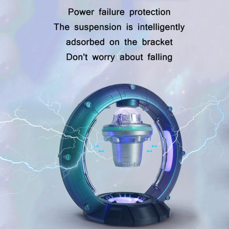 Altoparlante Bluetooth a levitazione magnetica Space Spacecraft Crafts, spina americana