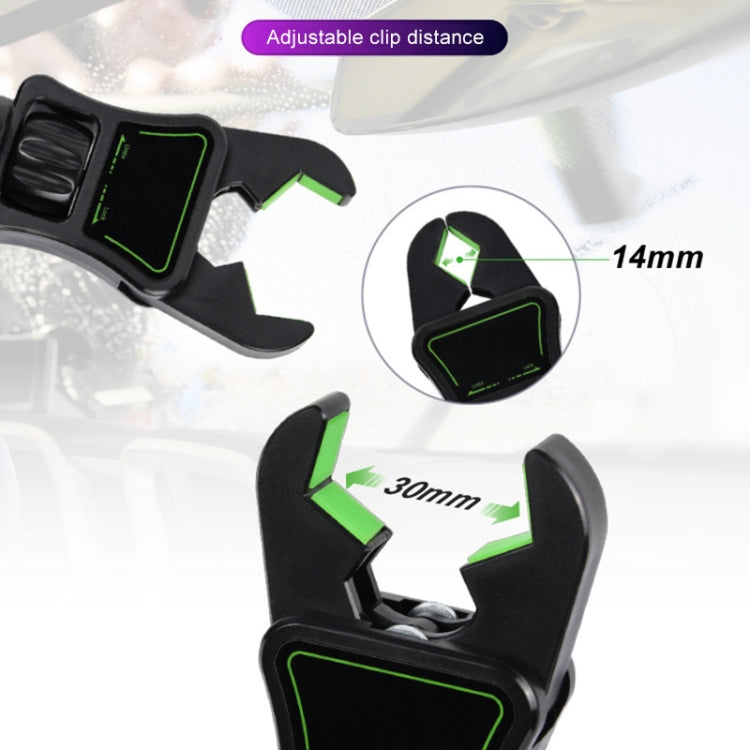 Supporto per telefono cellulare per specchietto retrovisore per auto Cuscino Supporto per telefono cellulare per auto universale, H02