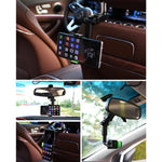 Supporto per telefono cellulare per specchietto retrovisore per auto Cuscino Supporto per telefono cellulare per auto universale, H02