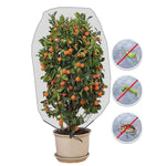 2 pezzi rete di copertura per insetti vegetali con coulisse copertura per uccelli per alberi da frutto in serra, 1x0.7m, 1x1.2m, 1x1.4m, 1.2x1.4m, 1x1.5m