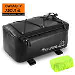 WEST BIKING Borsa da guida per sedile posteriore per bici elettrica Borsa da viaggio impermeabile per mountain bike, WEST BIKING Back Seat Bag