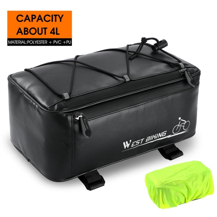 WEST BIKING Borsa da guida per sedile posteriore per bici elettrica Borsa da viaggio impermeabile per mountain bike, WEST BIKING Back Seat Bag