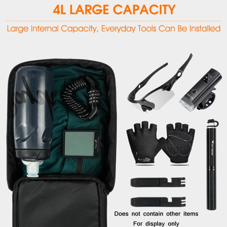 WEST BIKING Borsa da guida per sedile posteriore per bici elettrica Borsa da viaggio impermeabile per mountain bike, WEST BIKING Back Seat Bag