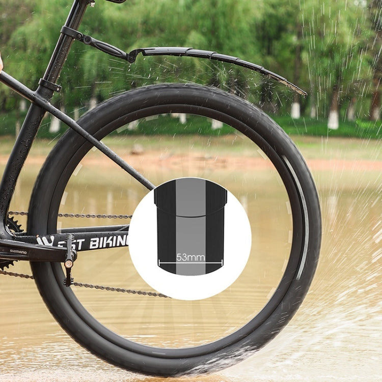WEST BIKING Parafanghi pieghevoli retrattili per mountain bike, WEST BIKING Mudguards