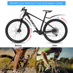 WEST BIKING Parafanghi pieghevoli retrattili per mountain bike, WEST BIKING Mudguards