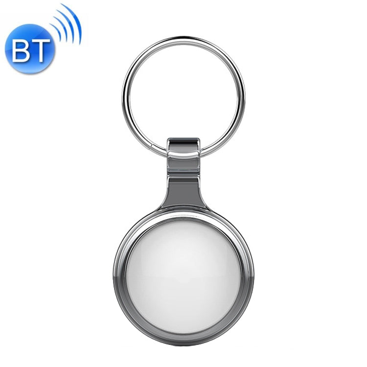 Localizzatore di allarme bidirezionale T1 Bluetooth 5.0 intelligente con portachiavi, White, Black