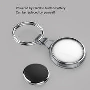 Localizzatore di allarme bidirezionale T1 Bluetooth 5.0 intelligente con portachiavi, White, Black