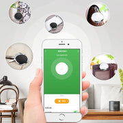 Localizzatore di allarme bidirezionale T1 Bluetooth 5.0 intelligente con portachiavi, White, Black