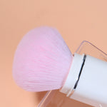 Pennello per trucco quadrato 8 in 1 Mini Pennello per fard retrattile portatile Pennello per ombretto Set per trucco per principianti, 8 in 1(Milk White), 8 in 1( Wine Red), 8 in 1(Light-skinned), 8 in 1(Light Blue)