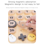 Calendario perpetuo in legno per camera dei bambini Ciondolo desktop cognitivo per bambini, Spec:, Plywood TC, Beech GB
