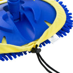 Spazzola ad acqua in ciniglia Mop per la pulizia della spazzola a rullo rotante telescopico, Rotary Royal Blue