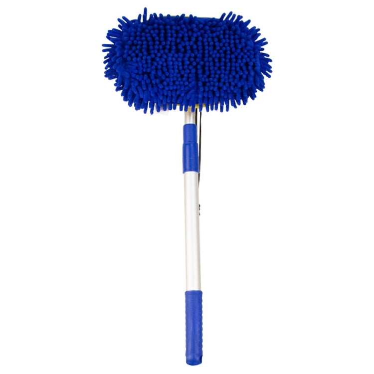Spazzola ad acqua in ciniglia Mop per la pulizia della spazzola a rullo rotante telescopico, Rotary Royal Blue