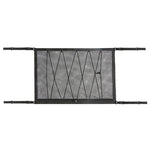 Borsa per rete portaoggetti da soffitto per auto Draw Rope Tasca per rete portaoggetti per auto con cerniera a doppio strato, 80x55cm