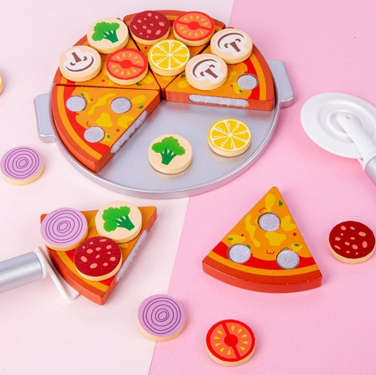 Acarebanny Simulazione in legno Barbecue Forno per pizza I bambini fingono di giocare a un giocattolo, Acarebanny Pizza Oven