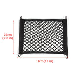 BL-210330 Borsa per rete per portiera per auto Borsa portaoggetti elasticizzata per bagagliaio Rete laterale per estintore, stile:, 35x25cm Fine Net, 45x25cm Fine Net, 35x25cm Coarse Net, 45x25cm Coarse Net