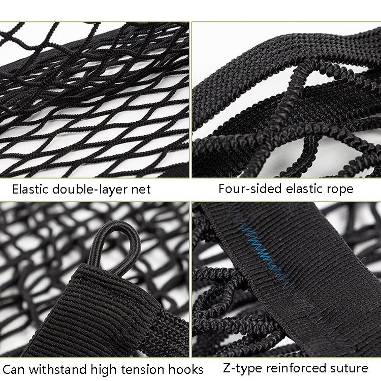 BL-210330 Borsa per rete per portiera per auto Borsa portaoggetti elasticizzata per bagagliaio Rete laterale per estintore, stile:, 35x25cm Fine Net, 45x25cm Fine Net, 35x25cm Coarse Net, 45x25cm Coarse Net