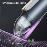 Aspirapolvere per auto da 13000 Pa Mini aspirapolvere per sterilizzazione UV multifunzione portatile senza fili