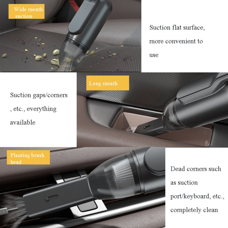 Aspirapolvere per auto da 13000 Pa Mini aspirapolvere per sterilizzazione UV multifunzione portatile senza fili