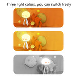 H10 Sensore di silicone intelligente Luce notturna Forma di medusa Protezione degli occhi Luce del sonno, Specifiche:, 1200mAh