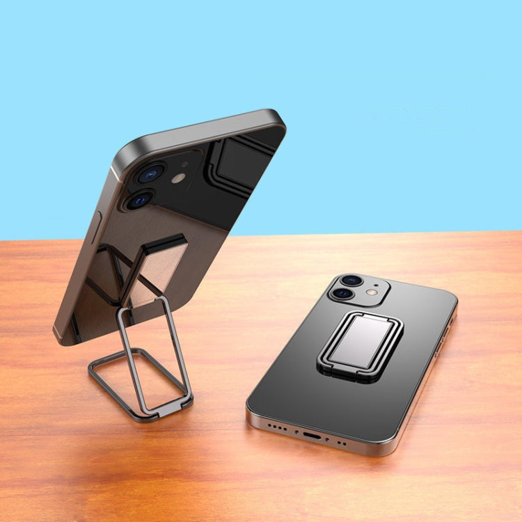 Supporto pieghevole in metallo per smartphone e tablet