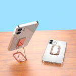 Supporto pieghevole in metallo per smartphone e tablet