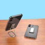 Supporto pieghevole in metallo per smartphone e tablet