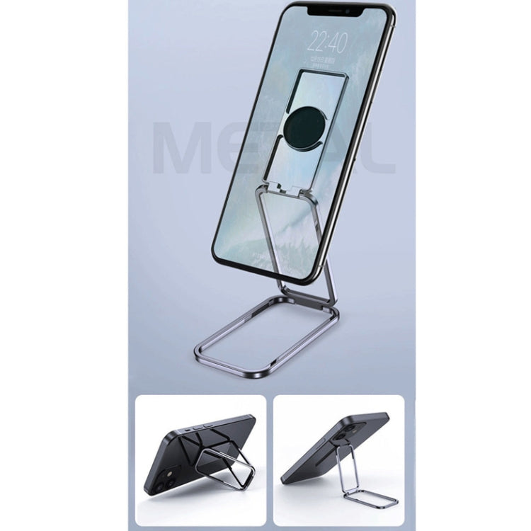 Supporto pieghevole in metallo per smartphone e tablet