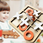 Gioco da tavolo Tris in legno 18x18 cm per bambini