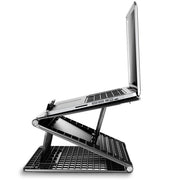 Supporto per laptop N5 Staffa di dissipazione del calore in plastica pieghevole per l'aumento della regolazione multi-marcia a doppio strato portatile, N5