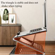 Supporto per laptop N5 Staffa di dissipazione del calore in plastica pieghevole per l'aumento della regolazione multi-marcia a doppio strato portatile, N5