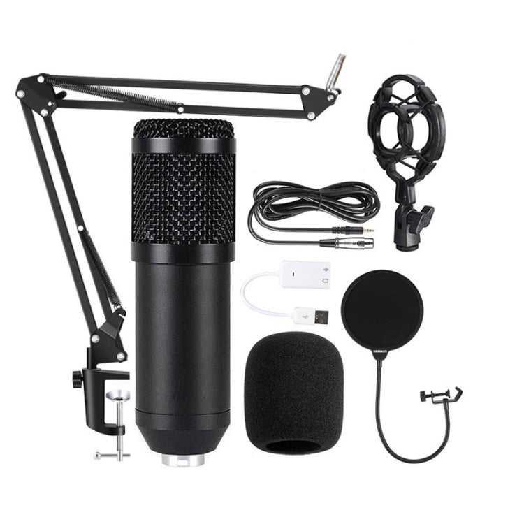 Set microfono a condensatore BM800, BM800 With USB Sound Card (Black), BM800 With USB Sound Card (Black Golden Net), BM800 With USB Sound Card (White), BM800 With USB Sound Card (Blue), BM800 With USB Sound Card (Pink)