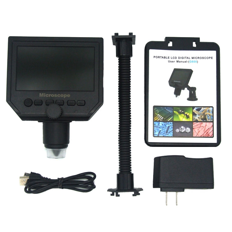 Microscopio elettronico G600W HD con schermo 4.3 pollici