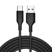 4 PCS 2.4A USB-C / Type-C a USB cavo dati di sincronizzazione di ricarica rapida intrecciato, lunghezza:, 0.25m (Red), 0.25m (Blue), 0.25m (Black), 0.25m (Silver), 1m (Red), 1m (Blue), 1m (Black), 1m (Silver), 1.5m (Red), 1.5m (Blue), 1.5m (Black)     ...