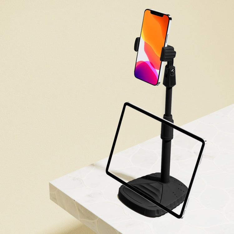 B7 Volcano Telescopic Live Staffa Tablet Telefono Supporto a doppio uso, Classic Black, Icon White, Dark Night Green, Cherry Pink