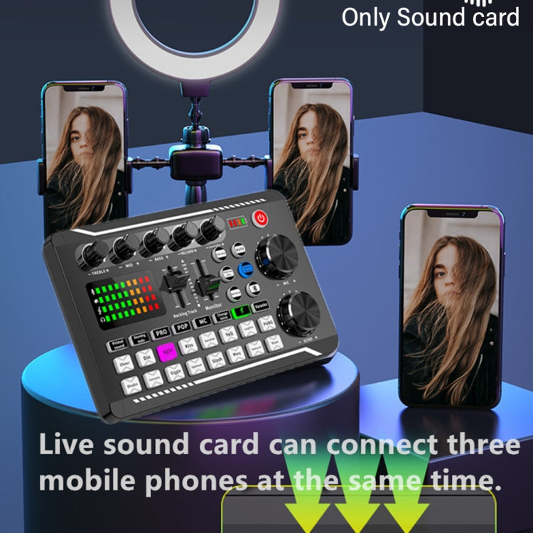 Mixer audio F998 con 16 effetti e riduzione rumore