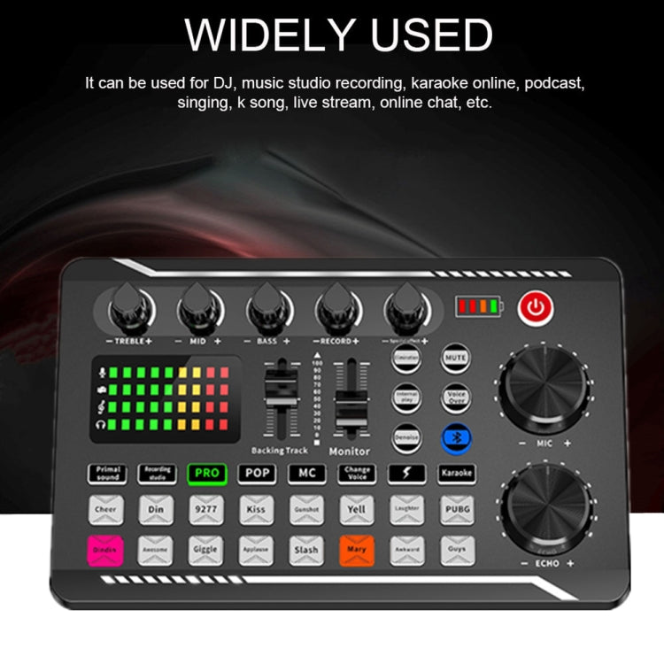 F998 Live Sound Card 16 Effetti sonori Noise Reduction Mixer