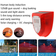 N911M Solar Animal Repeller Allarme sonoro e luminoso per esterni, with Induction, Timing Model